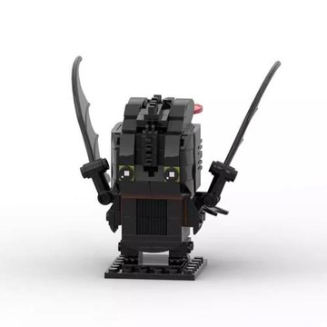MOC積木兼容樂高國產跨境積木影視 閃電飛龍白龍黑龍組裝動物模型