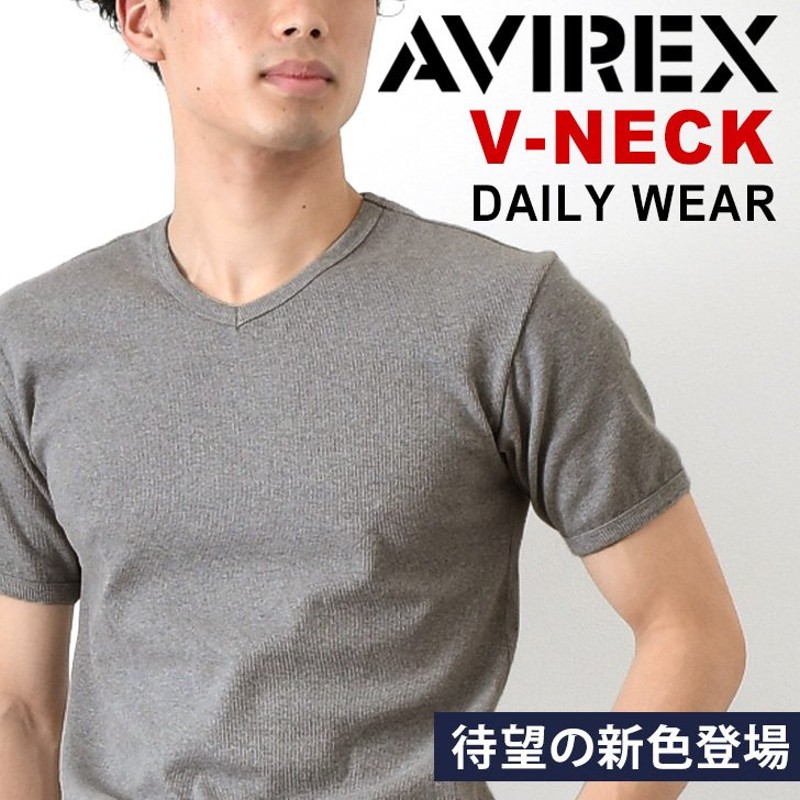 アビレックス Avirex Tシャツ Vネック 半袖 メンズ アヴィレックス ブランド 無地 トップス おしゃれ かっこいい スポーツ 白 厚手 ピタt 通販 Lineポイント最大0 5 Get Lineショッピング