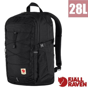 【Fjallraven 小狐狸】Skule 28L 輕量多功能日用通勤後背包.電腦書包.雙肩背包/23346-550 黑