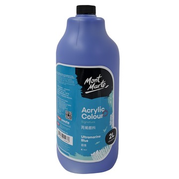 Mont Marte 蒙瑪特 壓克力畫室顏料 MSCH2006 群青色  2L  1色