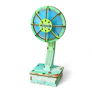 「探夢科學小實驗」STEAM科教 DIY手工製作 紅外人體感應風扇科技小製作兒童手工益智科教前沿電路玩具