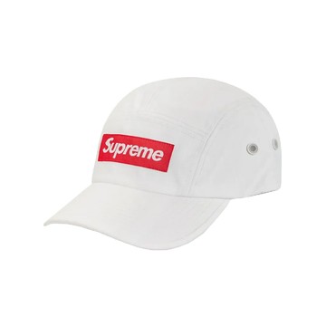 SUPREME COATED CORDURA CAMP CAP WHITE 彎檐 五分割 五分割帽【TCC】