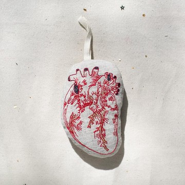 Anatomical Heart, Lavender Ornament 心事 薰衣草香氛袋