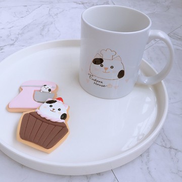 Eudora House 原創角色 米林貓主廚 陶瓷紀念杯 生日、情人節禮物