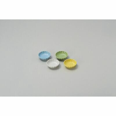 ときわ 第27集 トルコ菊型豆皿 チ087-237 水色