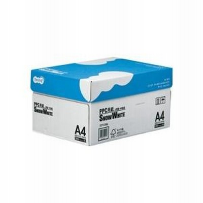ＴＡＮＯＳＥＥ　ＰＰＣ用紙　ＳＮＯＷ　ＷＨＩＴＥ　Ａ４　１箱（５０００枚：５００枚×１０冊）