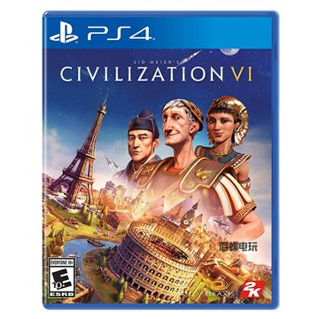 索尼PS4遊戲片  文明6 文明帝國6 civilization 6     繁體中文 全新/二手