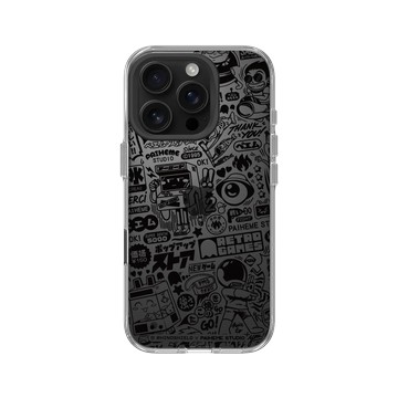 iPhone 16 Pro Clear Case（相機按鈕） 透明 - Paiheme Studio - Retro Games