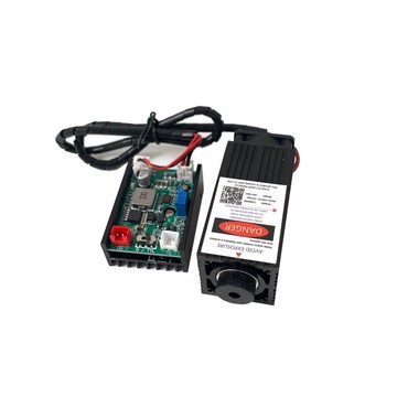 12v大功率激光模組5.5W 450nm激光管藍光激光雕刻機配件5500mw