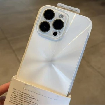 炫酷極光 水晶鏡頭 亞克力背板 防摔殼 用於iPhone17 i16 手機殼 i15 i14 i13 i12 i11防震