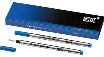 【文具通】Montblanc 萬寶龍 鋼珠筆 筆芯 替芯 Fine 105163 細 深海湛藍 2支裝 S1010189【APP滿額下單10%點數(單一帳號最高1000點)】4/30止