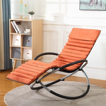 躺椅 七澤陽臺搖搖椅躺椅時尚折疊家用椅懶人休閒沙發椅輕便午睡午休椅