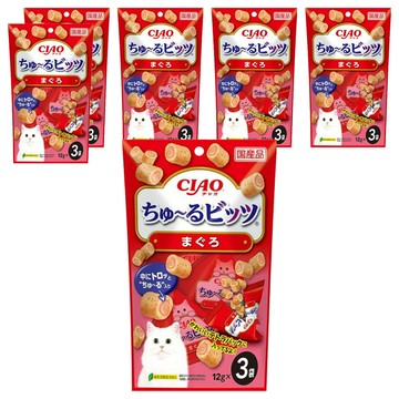 INABA CIAO 啾嚕 迷你肉泥夾心卷  鮪魚  36g  6袋