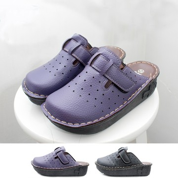 【韓國K.W.】YT6940火紅色柔台灣精品鞋手工穆勒鞋好穿系列鞋(厚底/帆布/亮鑽/ 樂福鞋/休閒鞋)