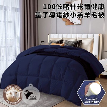 100%小羔羊毛導電紗喀什米爾健康量子被3公斤 羊毛被 健康暖被 保暖被 冬被 暖被 厚被