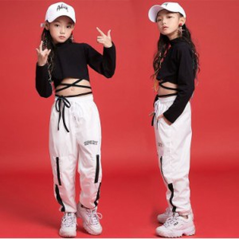 キッズダンス衣装 衣装 ヒップホップ Hiphop 女の子 チア衣装 ダンストップス パンツ ジュニア ジャズダンス 発表会 練習着 体操服 通販 Lineポイント最大1 0 Get Lineショッピング