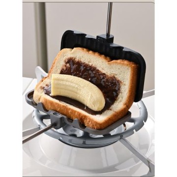 日式戶外露營三明治烤盤吐司夾鍋三明治模具雙面不粘煎鍋早餐機