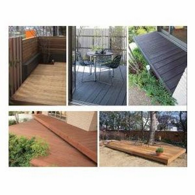 タカショー タンモクデッキセット 1間×3尺（根太・束柱タンモク仕様） 『ウッドデッキ 材料』 無塗装