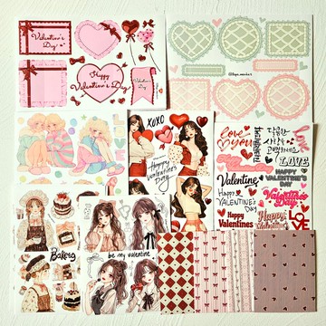 LOPO 情人節復古手帳貼紙組 (8 款設計) – 享 95 折優惠