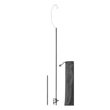 ISE MOUNT 小島嶼山 彎流桌面燈架 C形款 鋁合金材質 重量400g 附收納袋  黑色  1個