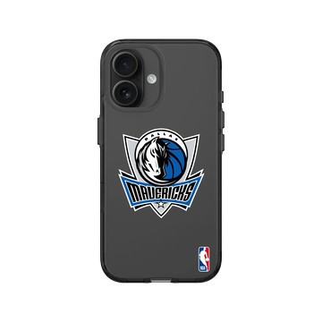 iPhone 16 Clear (相機按鈕) 酷墨灰 - NBA - Logo-達拉斯獨行俠 Dallas Mavericks
