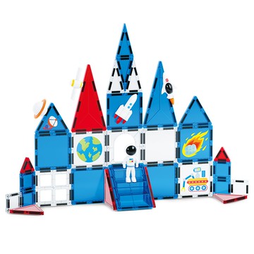 【HUGGIES 好奇】好奇 太空人系列彩窗磁力片組