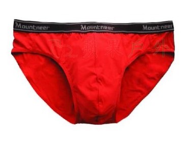 【【蘋果戶外】】山林 11K83-37 紅 男 排汗三角內褲  透氣內褲 快乾內褲 透氣運動內褲 台灣製 Mountneer