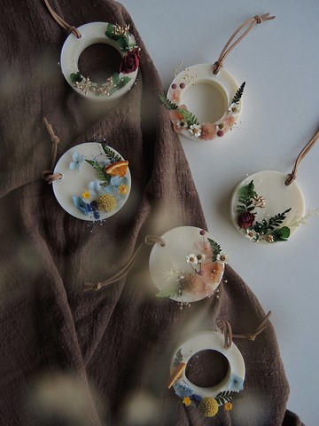 【可客製】香氛蠟片 送禮 伴娘禮物 乾燥花