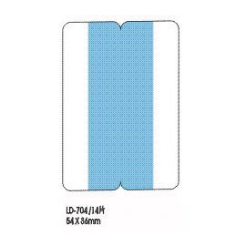 【龍德】 LD-704分類索引片 54x36mm/包【APP滿額下單10%點數(單一帳號最高5000點)】1/31止