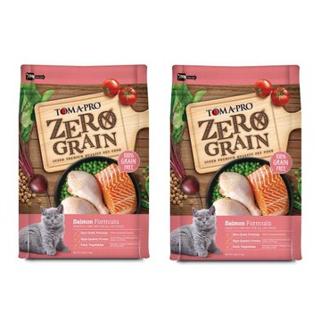 TOMA-PRO優格 零穀全齡貓鮭魚-2.5磅 X 2包