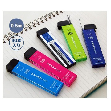 Tombow 蜻蜓 R5-MGHB Mono Graph one 自動鉛筆筆芯 自動筆芯 鉛芯 HB 0.5mm【領券滿額再折千12/31止】