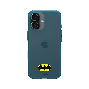 iPhone 17 Clear (相機按鈕) 夜幕藍 - Batman 蝙蝠俠 - 經典Logo