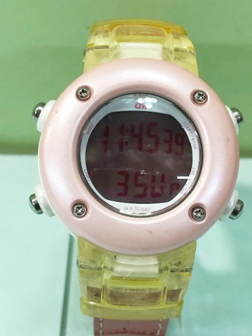 【震撼精品百貨】 凱蒂貓_Hello Kitty~Sanrio kitty 電子錶/運動錶-粉(限量版)#75209