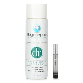 Regenepure 純淨生髮 Regenepure 防脫髮頭皮護理洗髮露 224ml X Ottie 白金煥光眼霜 15ml 2pcs-組合