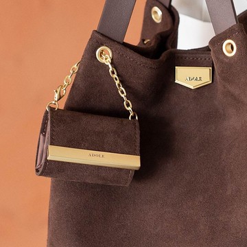Unfold Tote 麂皮尼龍折疊包/可可