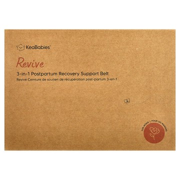KeaBabies, Revive，3 合 1 產後修復支撐帶，OS，午夜黑，1 套
