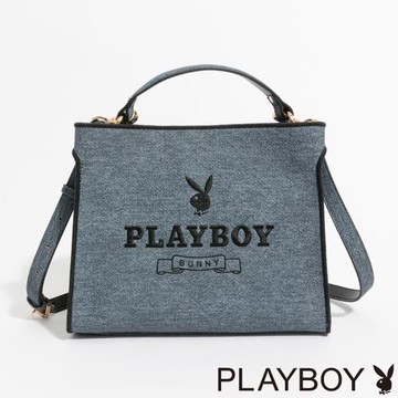 PLAYBOY - 手提包附長背帶  Elevated系列 - 藍色