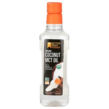 BetterBody Foods, 有機椰子中鏈甘油三酯油，16.9 液量盎司（500 毫升）