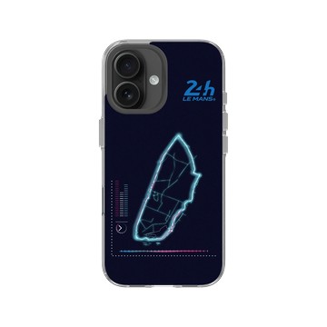 iPhone 16 Clear Case（相機按鈕） 透明 - 24 Hours of Le Mans - Racetrack - Digital World