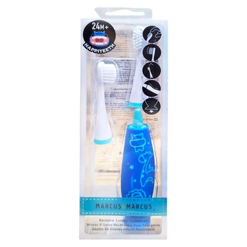 MARCUS&MARCUS 可替換式幼兒學習牙刷 適用年齡：24個月以上  1支  藍