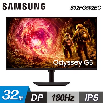 【SAMSUNG 三星】S32FG502EC Odyssey OLED G5 32型 電競螢幕