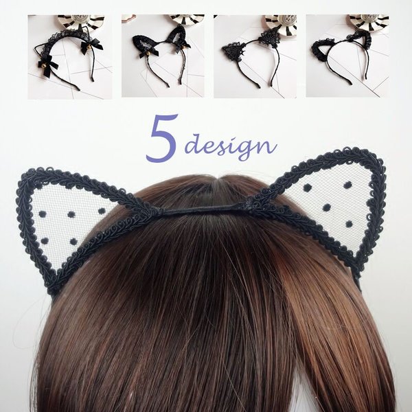 カチューシャ レディース ヘアアクセサリー 大人 猫耳 ネコ耳 レース リボン 鈴 ブラック 黒 コスプレ 仮装 おしゃれ プレゼント ギフト 通販 Lineポイント最大0 5 Get Lineショッピング