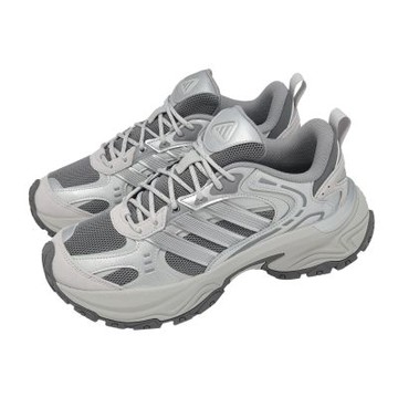 adidas 休閒鞋 Shadow Fever 男女鞋 銀 黑 復古 厚底 增高 老爹鞋 愛迪達 KK3778