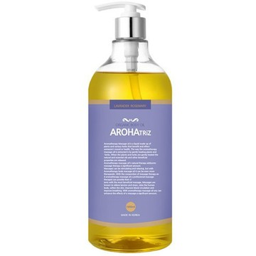 [福利商品]29-10_Aroha Triz 身體香氛保濕精油Lavander Rosemary, 1000ml, 1瓶
