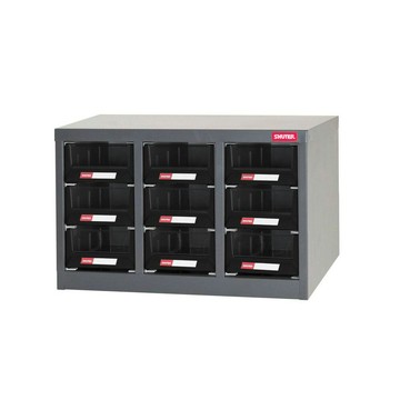 樹德SHUTER 三排 9格 零件櫃 黑抽/組 A6V-309H【APP滿額下單10%點數(單一帳號最高5000點)】1/31止