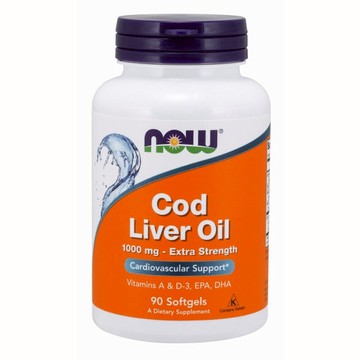 Cod Liver Oil 90 SoftGels by Now Foods