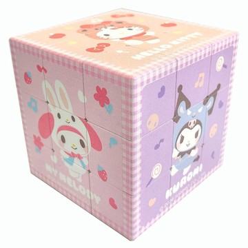 HUNDRED PICTURES 百耘圖 Sanrio 三麗鷗 裝扮好朋友系列 魔術方塊 HP-RC33001 5.7 x 5.7 x 5.7cm  混合顏色  1個