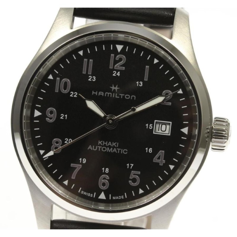 ファッション通販 安い HAMILTON H893050 ナノユニバース別注 カーキフィールド 自動巻き 時計