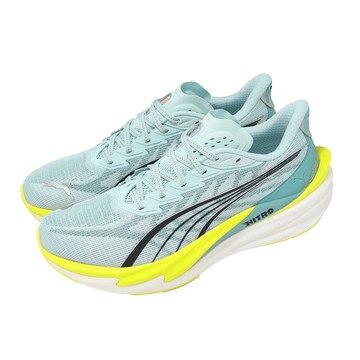 [ACS] Puma 慢跑鞋 Deviate Nitro 4 男鞋 藍 黃 碳板鞋 回彈 抓地 312123-08
