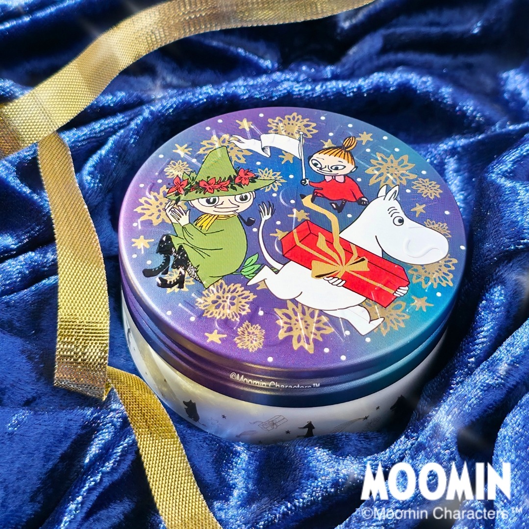 【STEAMCREAM蒸汽乳霜】 #MOOMIN系列收藏 嚕嚕米與好友 極光星空 75g